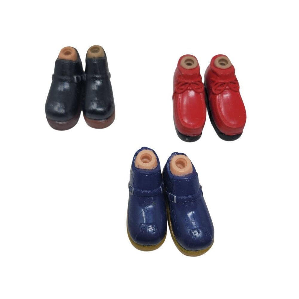 Vintage Bratz Doll Bratz Boys Lot Shoes Boots MGA 3 Pairs Chunky Loafers Mens